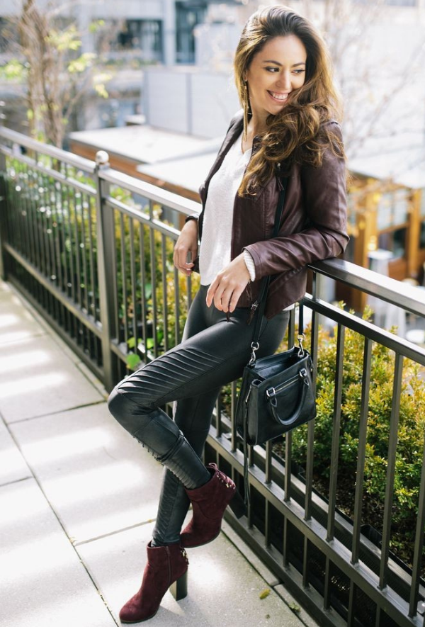 Leather Look Leggings