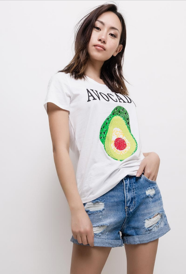 Avocado T-shirt Clothing Tops