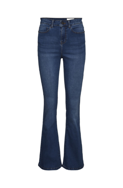 Skinny Flares in Dark Blue New Arrivals Clothing Bottoms