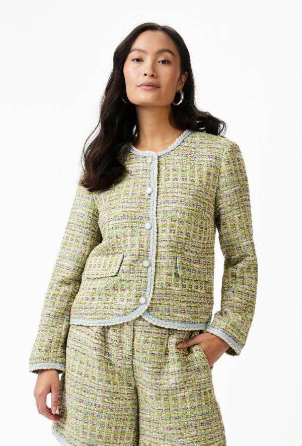 Green Tweed Jacket New Arrivals Clothing Coats & Jackets